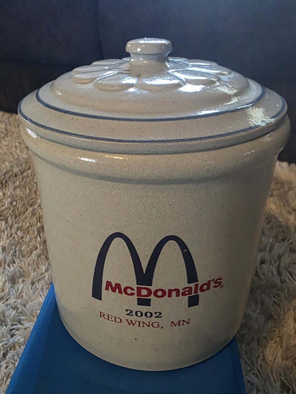 Red Wing McDonald's Stoneware Crock 2002 Red Wing Minnesota